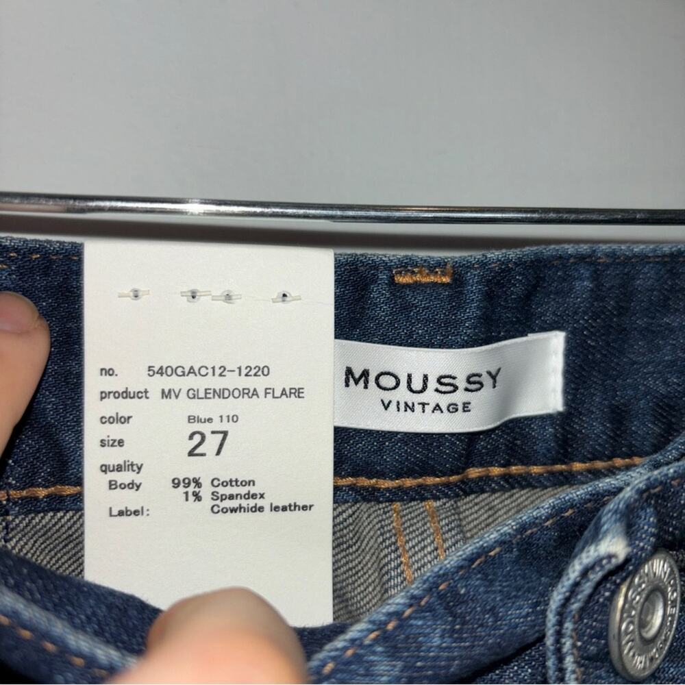 NWT Moussy Glendora Flare Jeans 27 - Picture 3 of 11